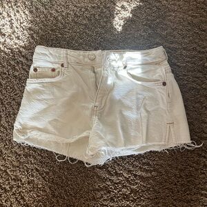 White Denim Kid's Shorts